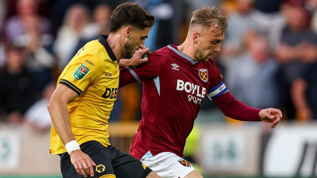 LIVE UPDATE — Wolves Unggul Besar 3-0 atas West Ham di Babak Pertama